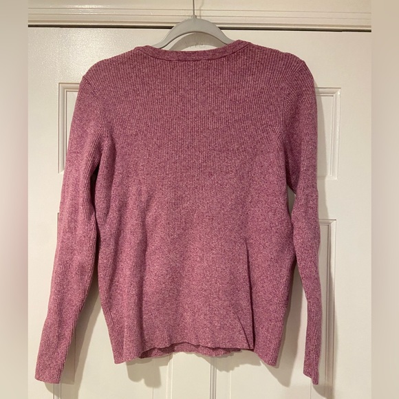 APT.9 Women’s Ribbed Knit Sweater – Size Medium – Pink Heather - Picture 2 of 8